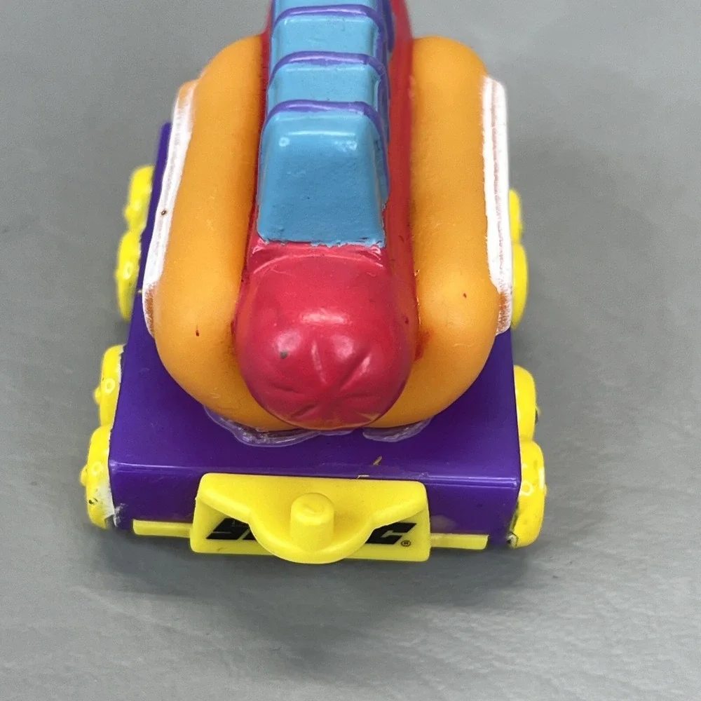 Sonic Drive in 1997 Wacky Pack Toys Chew Chew Train Hotdog Corndog Dr Pepper